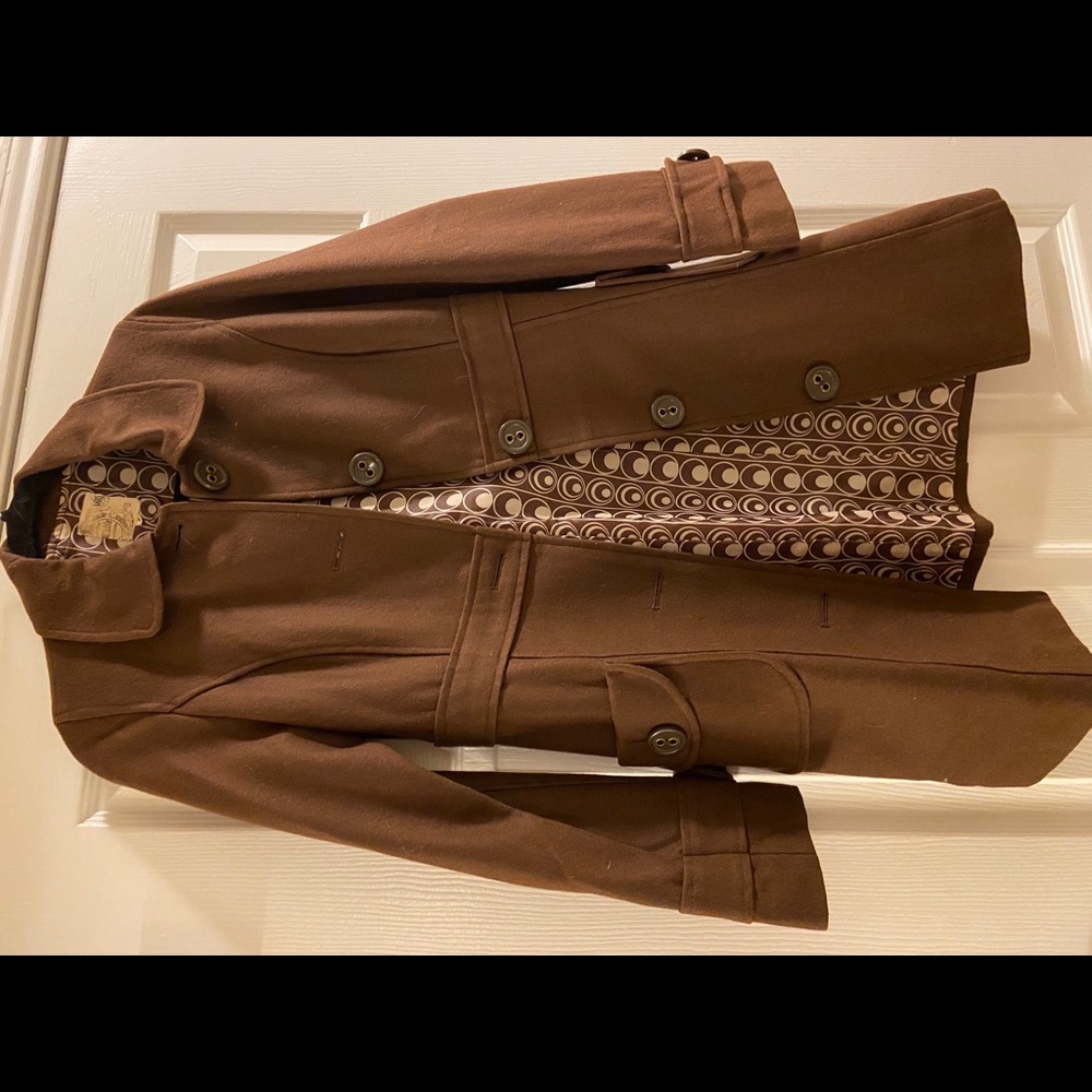 Tulle women’s brown pea coat